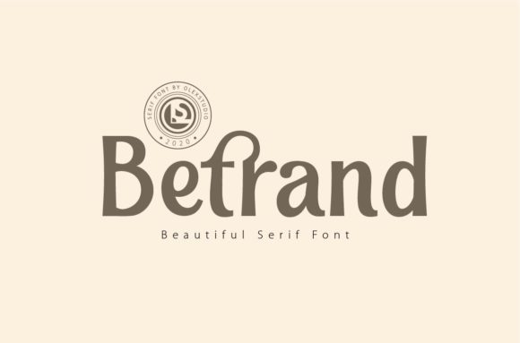 Betrand: A Versatile Display Font for Strategic Design and Creative Expression