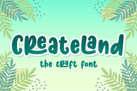 Createland: A Versatile Display Font for Modern Design