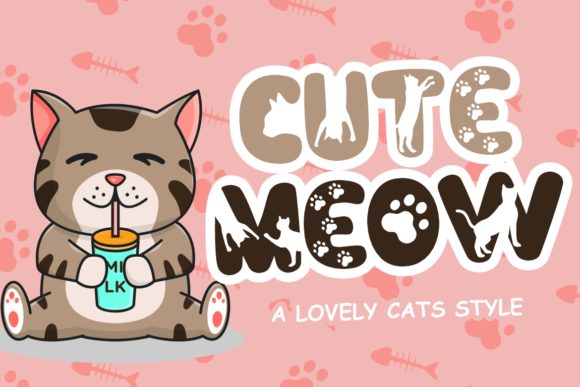 Cute Meow: The Font That Adds a Touch of Playfulness to Your Designs