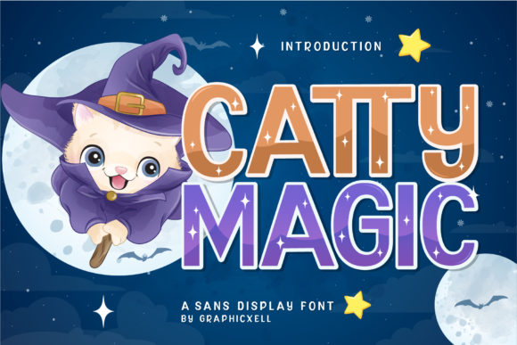 Discover the Charm of Catty Magic: A Unique Font for Every Creative Need
