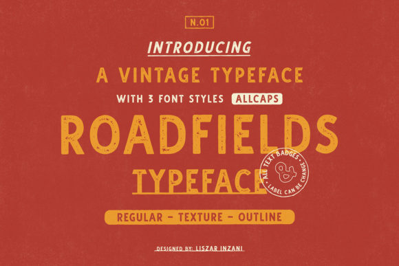 Discover the Power of Roadfields: A Bold and Neat Display Font