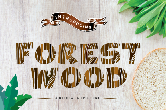 Forest Wood: A Versatile Display Font for Creative Projects
