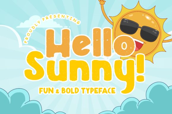 Hello Sunny: A Bold and Authentic Display Font for Creative Expression
