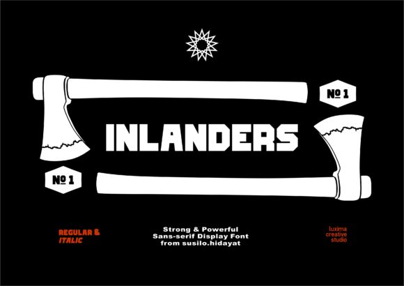 Inlanders: A Bold Typographic Statement