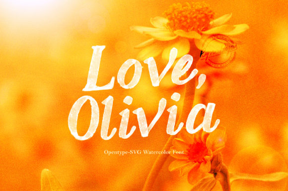 Love, Olivia: A Unique Display Font for Creative Expression