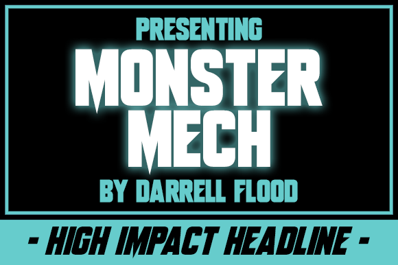 Monster Mech: A Bold Font for Big Impact