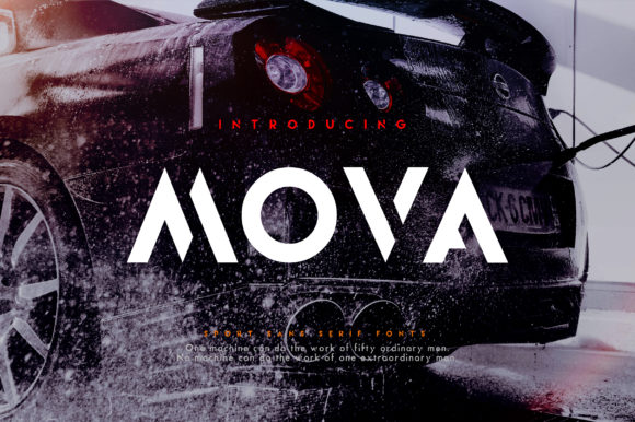 Mova: A Versatile Display Font for Creative and Professional Workflows