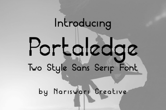 Portaledge: A Unique Lettered Display Font for Modern Creativity