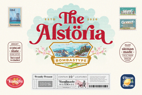 The Alstoria: A Bold and Beautiful Display Font for Creative Expression