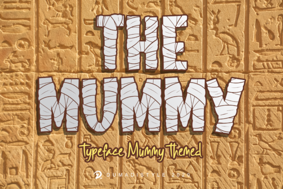 The Mummy: A Bold and Unique Display Font for Creative Expression