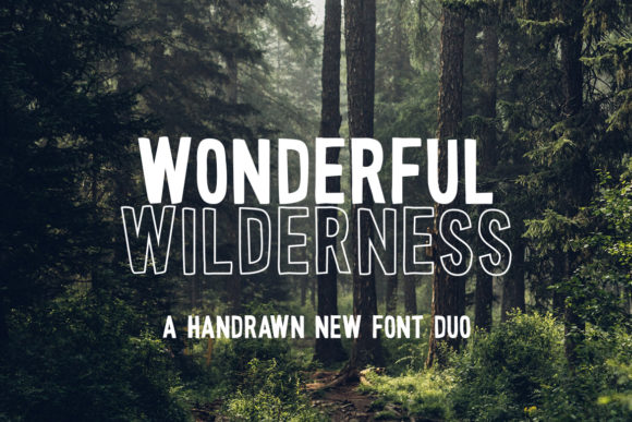 Wonderful Wilderness: A Bold Font for Creative Expression